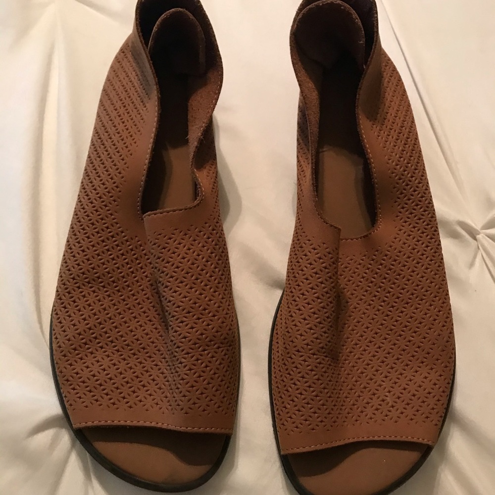 Sesto Meucci Italian Leather Flats Sz 9